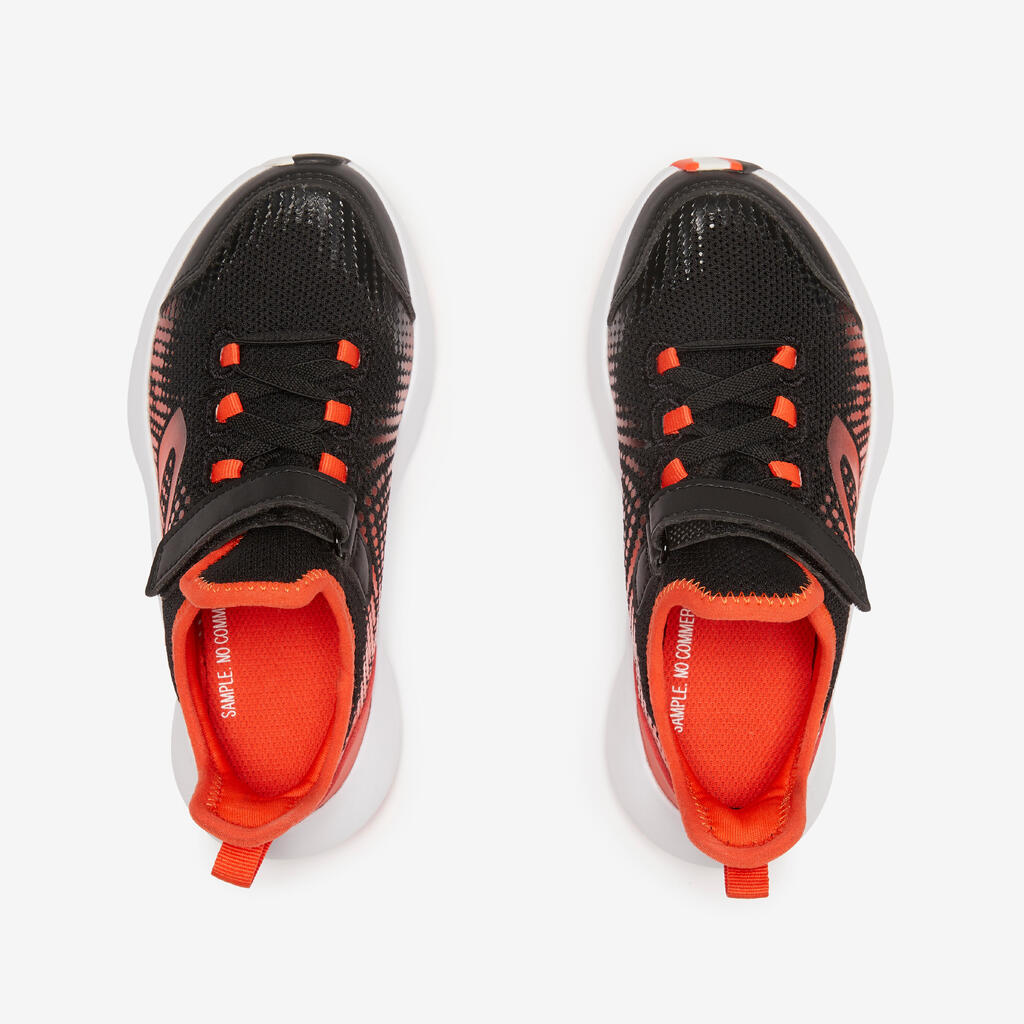 Detská obuv AT Flex so suchým zipsom pružná a ľahká od 29 do 34 červeno-čierna