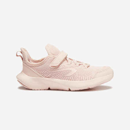 Tenis de fitness con velcro para Niños rosado pastel