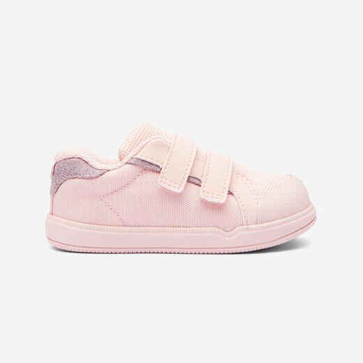 
      Turnschuhe 500 I LEARN Klettverschluss atmungsaktiv Babyturnen - rosa 
  