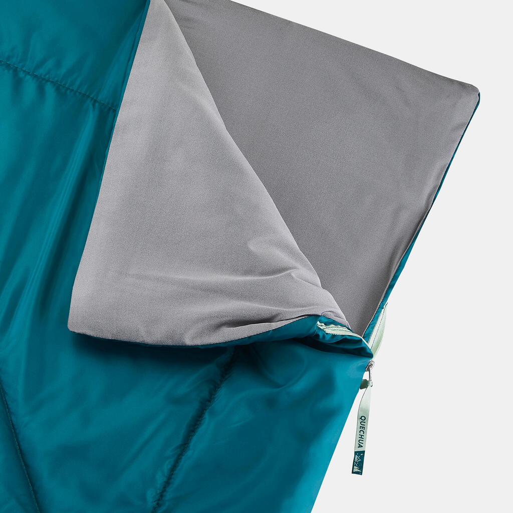 Sleeping bag para camping verde Arpenaz 20°