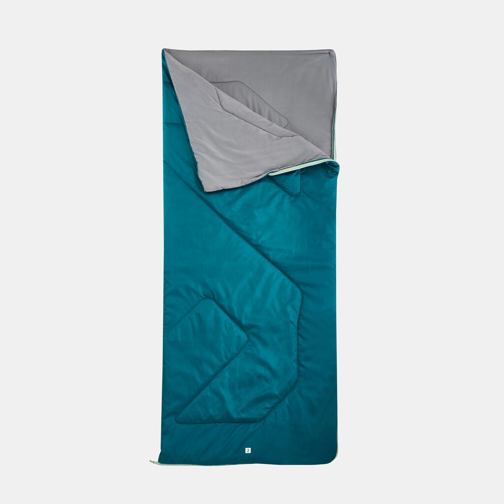 Sleeping para 20°C para camping Adultos Quechua Arpenaz turquesa