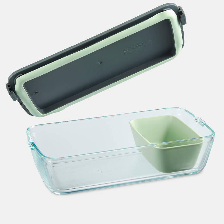 Glass storage box - 1 litre - Food