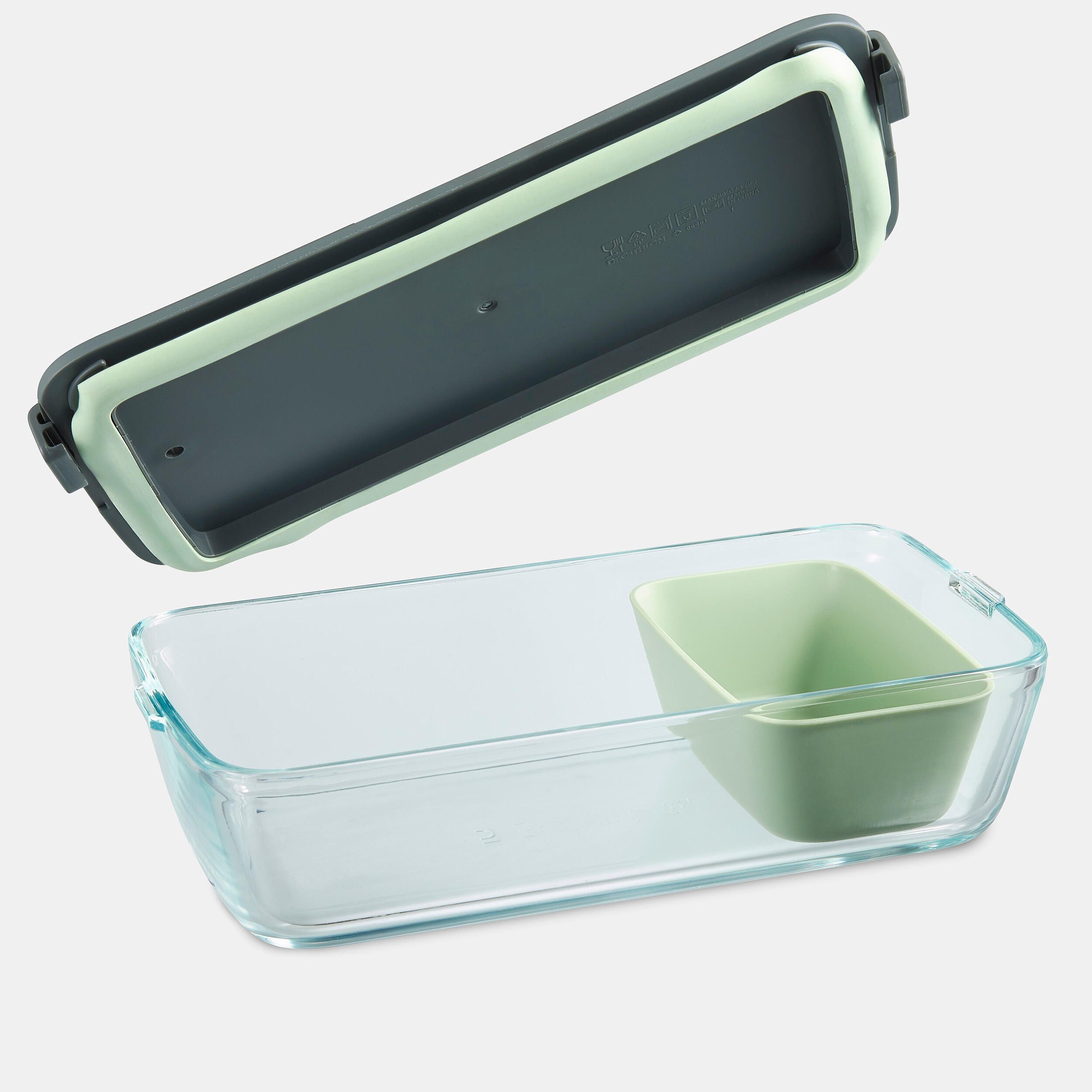 Glass storage box - 1 litre - Food 3/8