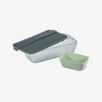 Glass storage box - 1 litre - Food