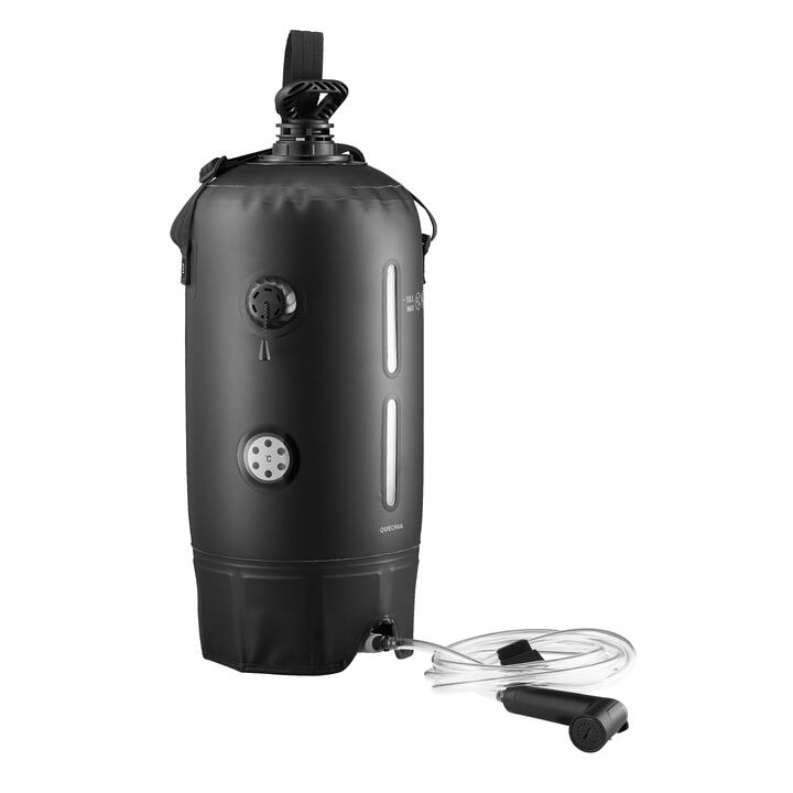 DOUCHE PRESSION SOLAIRE POUR LE CAMPING 10 LITRES QUECHUA Decathlon