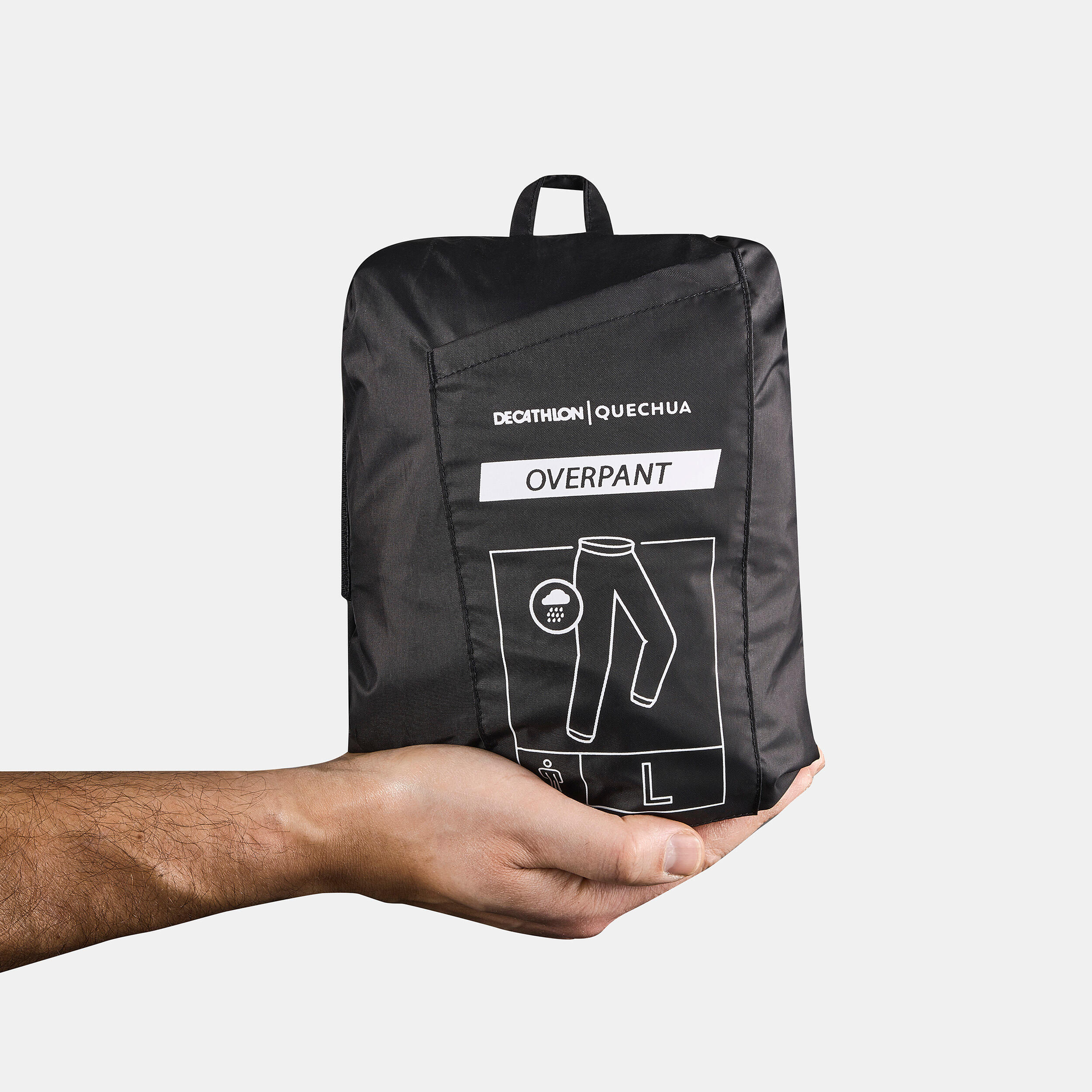 Men's Waterproof Hiking Over Trousers NH500 Imper