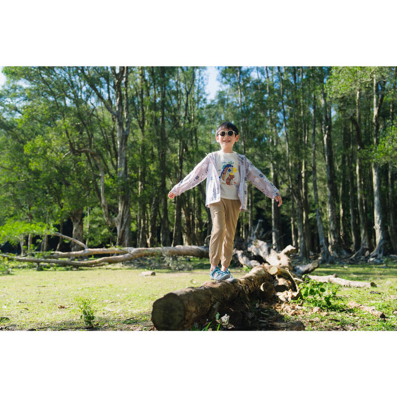 Hiking ANTI UV Jacket MH500 Kid Bear Print