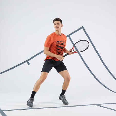 Ανδρικό t-shirt τένις Soft - Τερακότα
