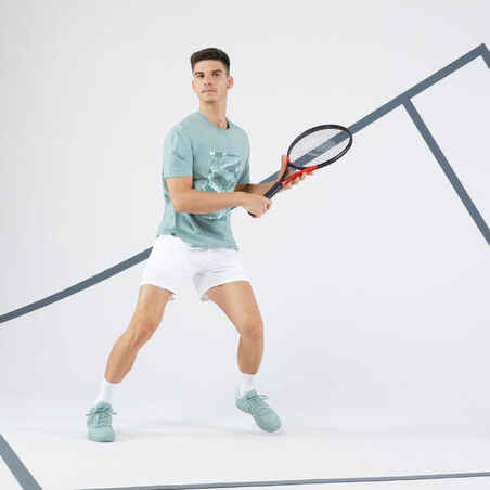 Vyriški teniso marškinėliai „Soft“, molio spalvos