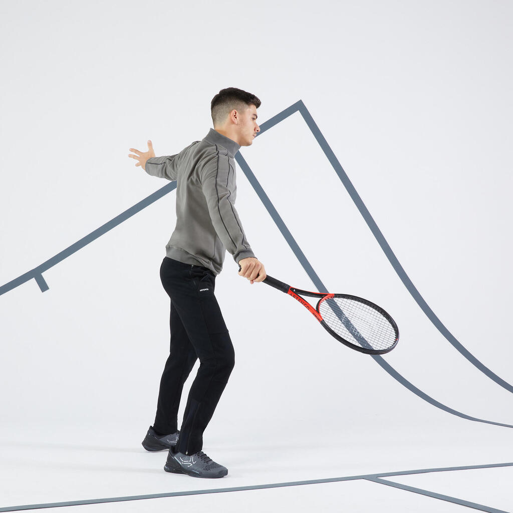 Teget muški donji deo trenerke za tenis SOFT