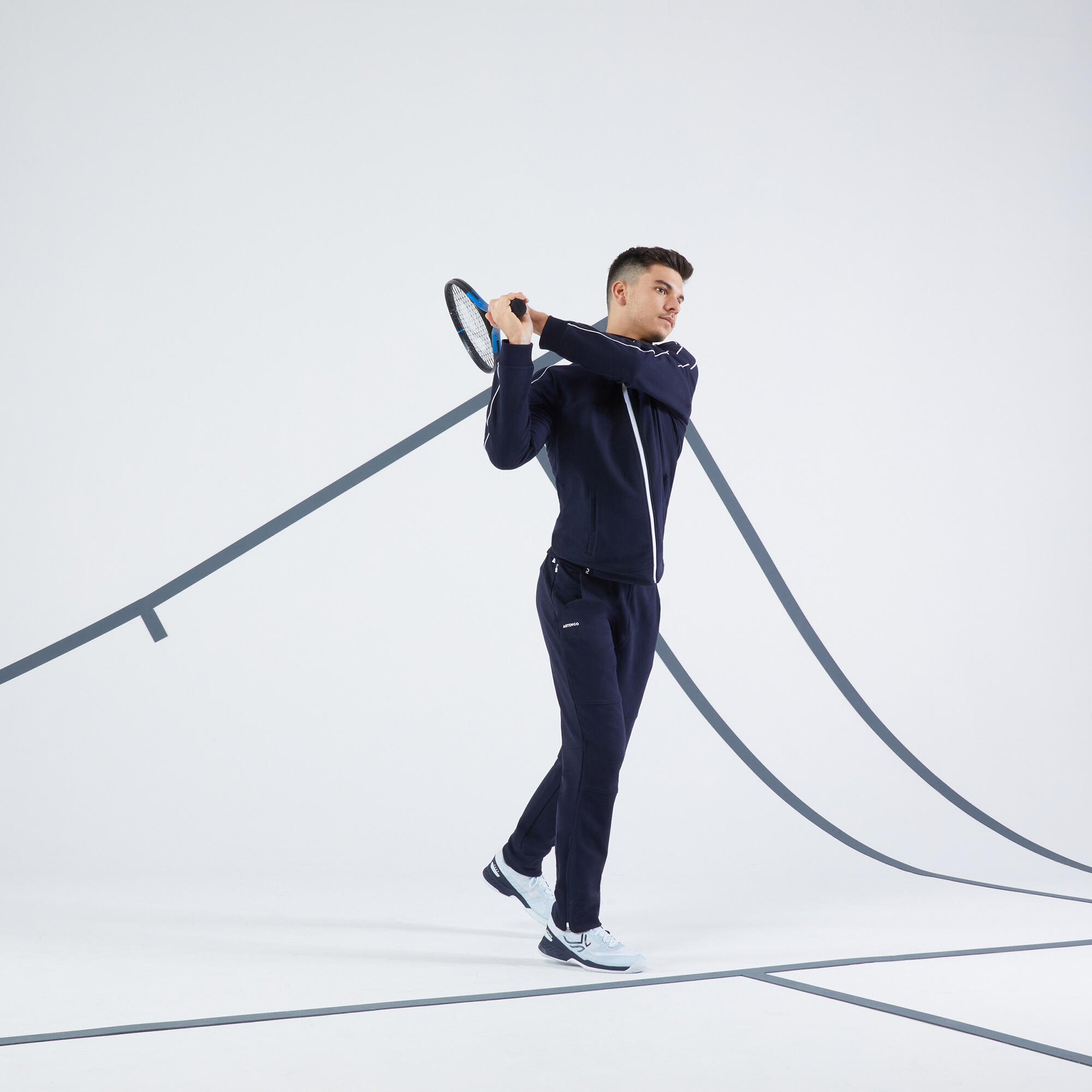 Felpa tennis uomo SOFT blu