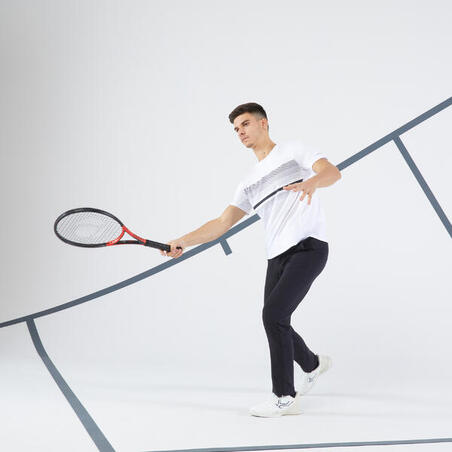 T-Shirt de tennis manches courtes homme - Essential blanc