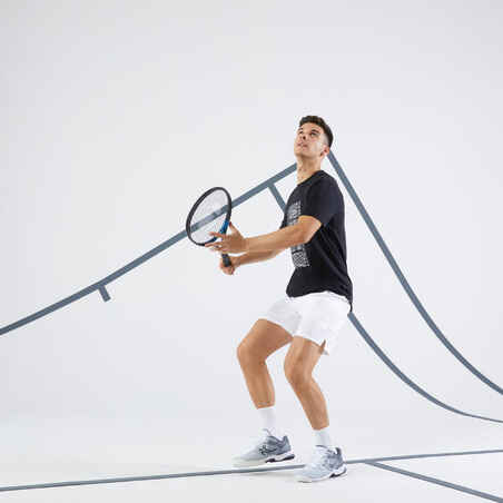 Ανδρικό σορτς τένις Essential+ - Λευκό