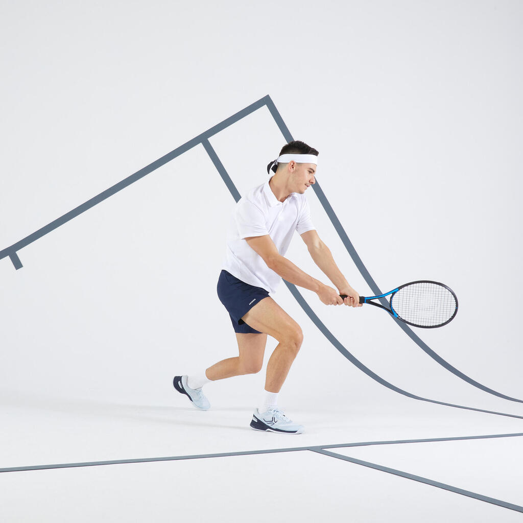 Crni muški šorts za tenis DRY TSH 100