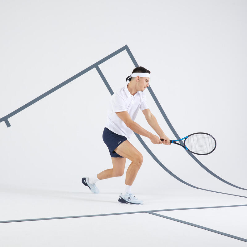 Erkek Tenis Şortu - Lacivert - Essential 100