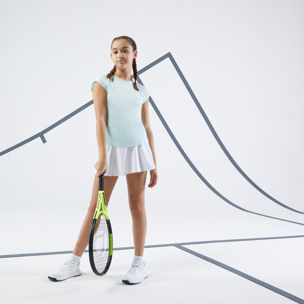 Roze majica za tenis za devojčice SOFT