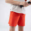 Kratke hlače za tenis Dry za dječake crvene 