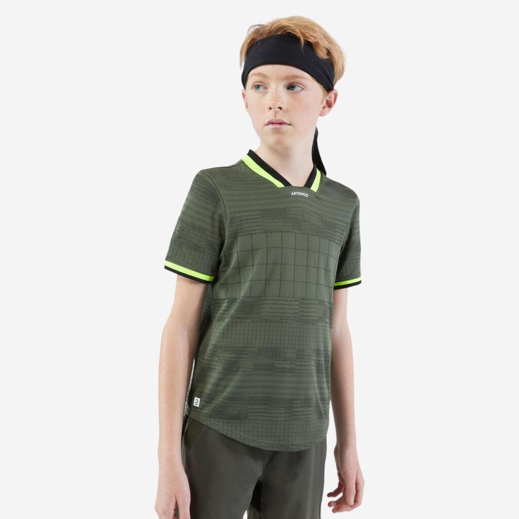 Boys' Tennis T-Shirt Dry - Khaki