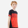 Chlapčenské tenisové tričko TTS Dry čierno-červené