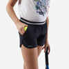 Dievčenské tenisové šortky TSH500 čierne