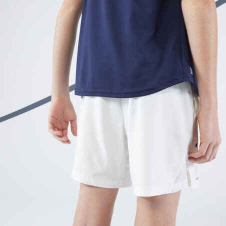 Berniukų teniso marškinėliai „Dry“, balti