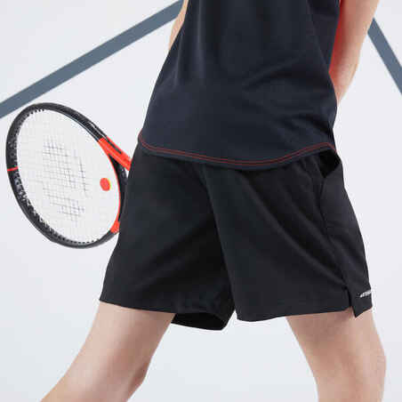 Kids' Tennis Shorts TSH Dry - Black