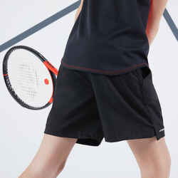 Σορτς τένις για αγόρια Dry - Μαύρο