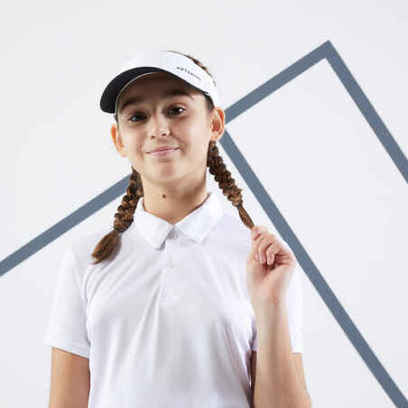 Kids' Tennis Polo TPO100 - White