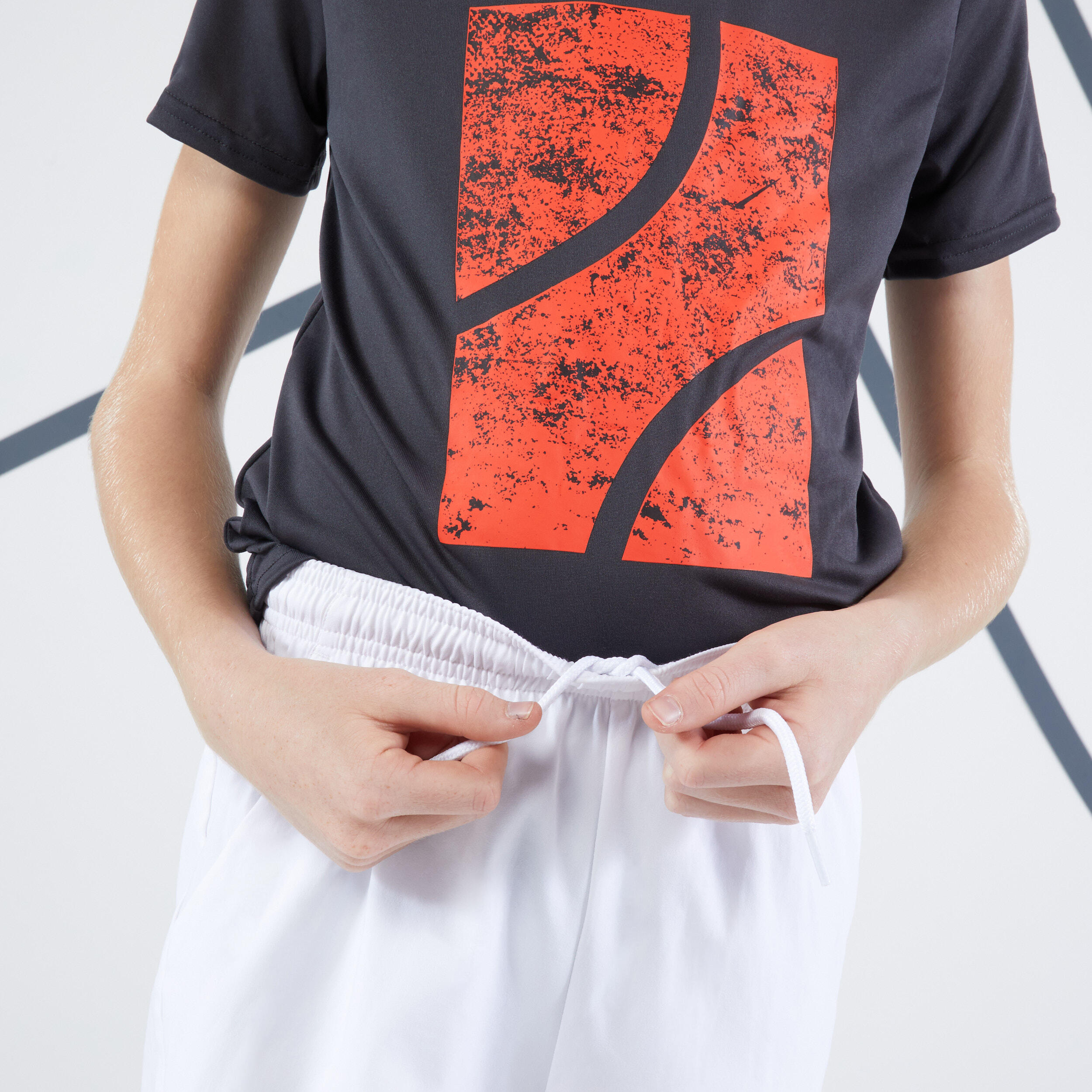Short de tennis enfant – TSH 100 blanc - ARTENGO