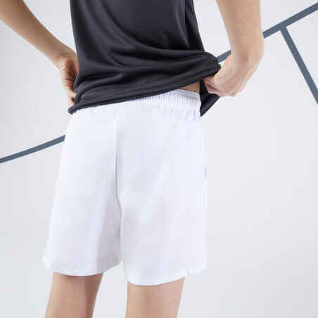 מכנסי טניס קצרים לבנים TSH100 - לבן