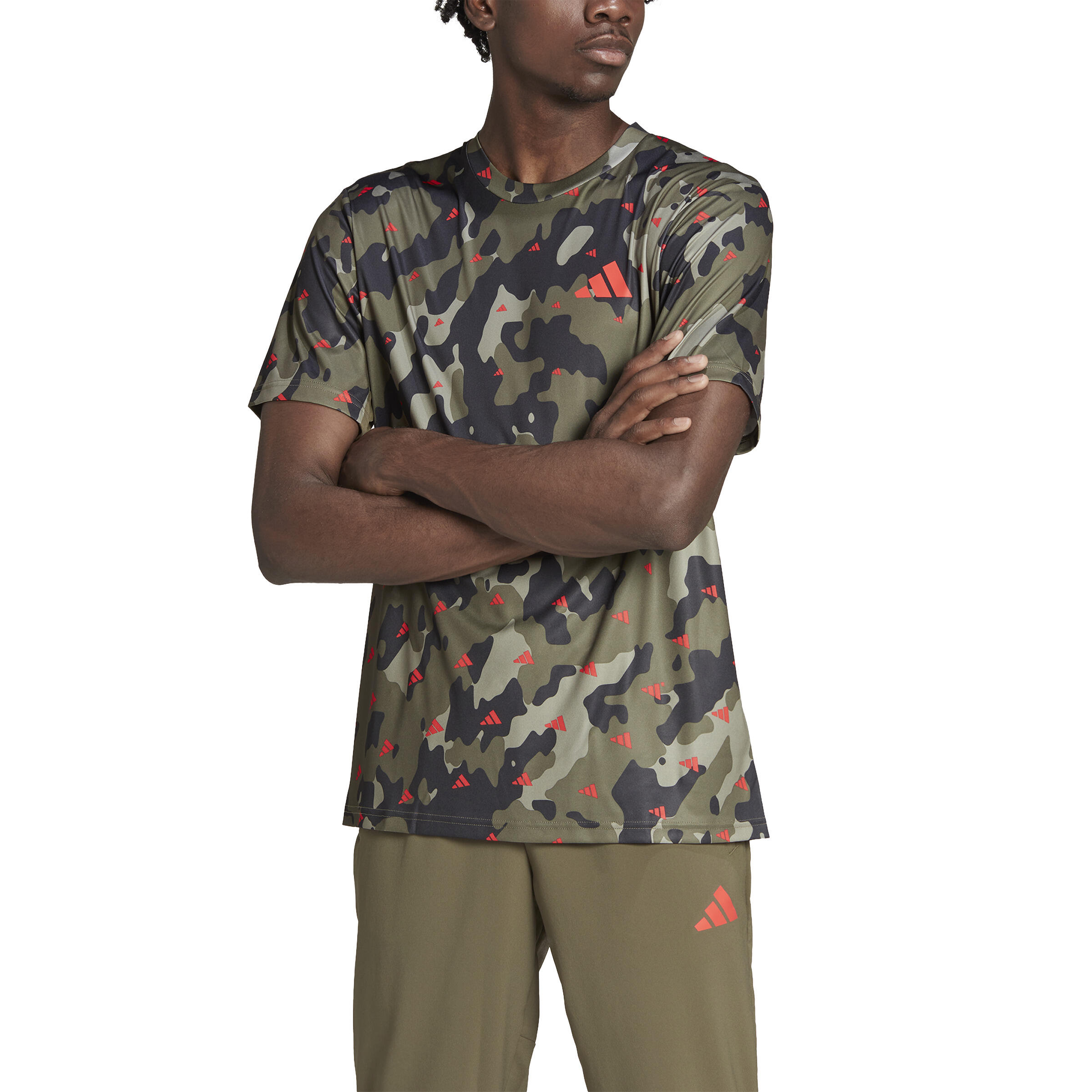 Adidas t top shirt herren camouflage