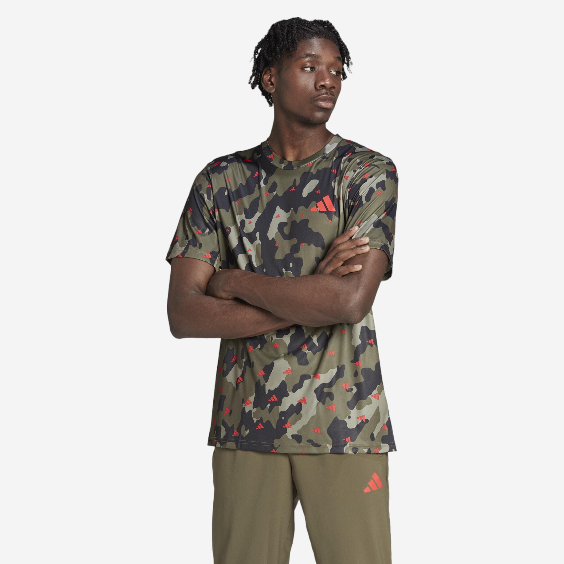 Adidas camouflage t shirt herren clearance