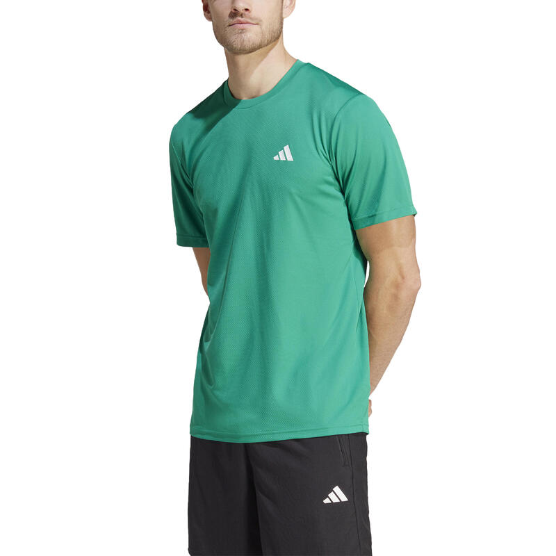 T-SHIRT DE FITNESS CARDIO ADIDAS HOMME VERT