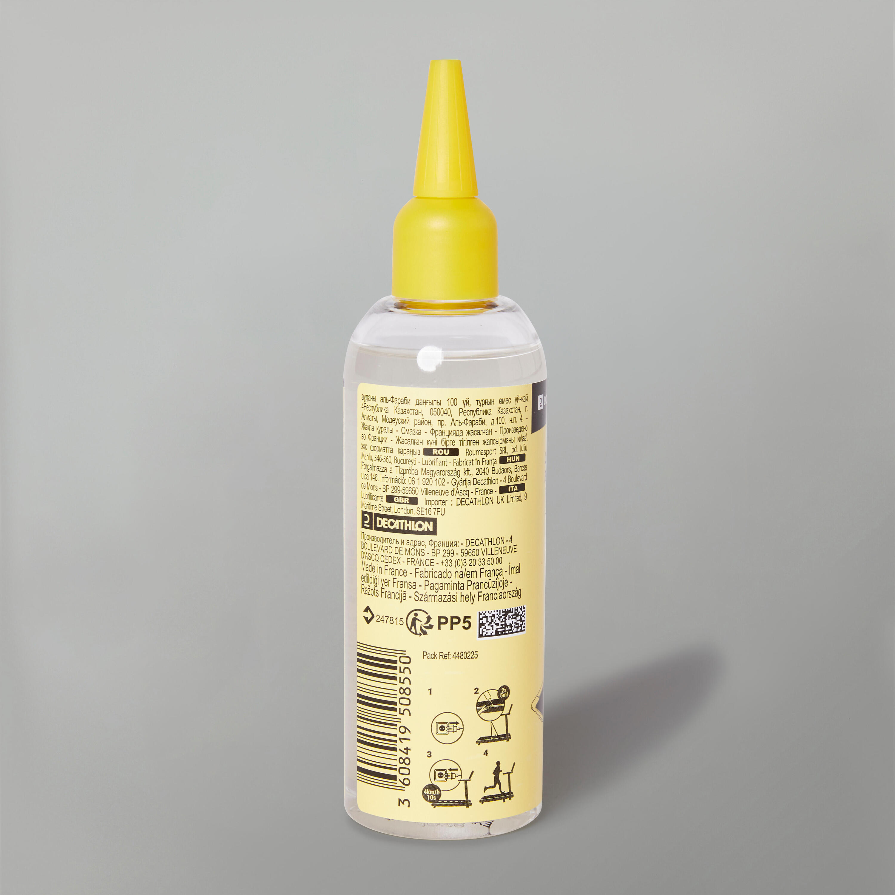 Kit lubrifiant pour tapis de course 150ml 2/3