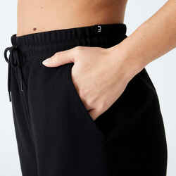 Γυναικείο παντελόνι σε κανονική γραμμή 500 Essentials - Μαύρο