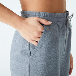 Pantalón jogger fitness 500 algodón Mujer Domyos