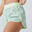 Loose short voor cardiofitness dames groen en geel