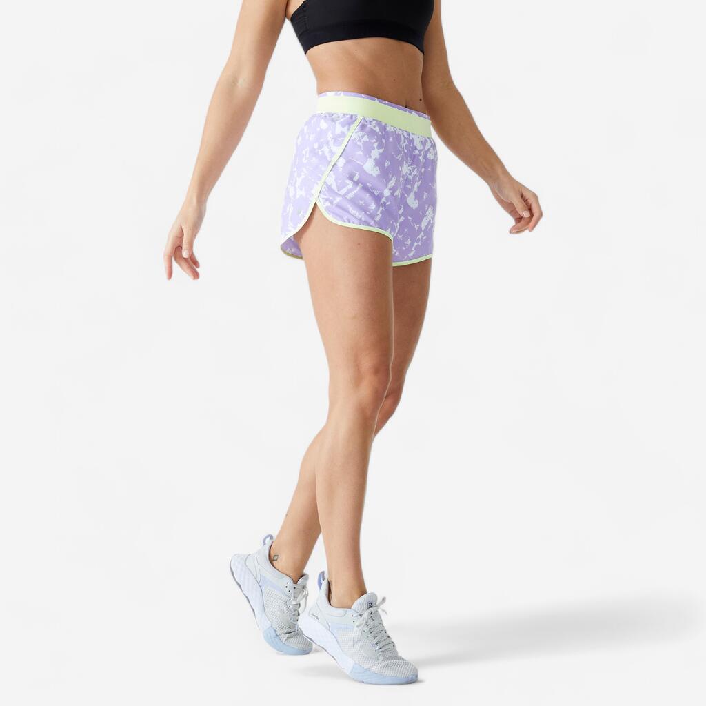 Shorts FST 100 Loose Damen - Print blau