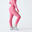 Legging poche téléphone taille haute Fitness Seamless Rose