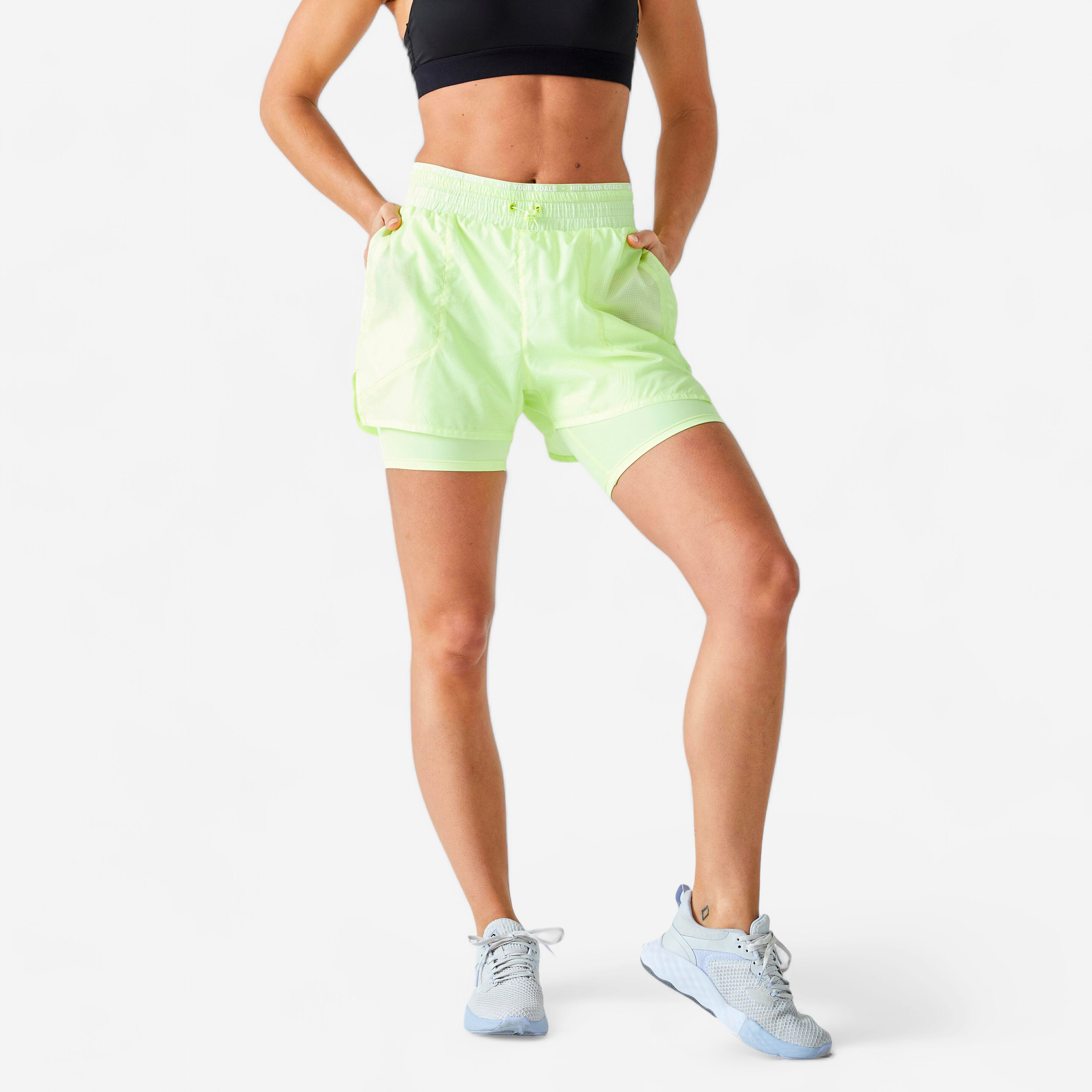 Women's 2 in 1 gym best sale shorts