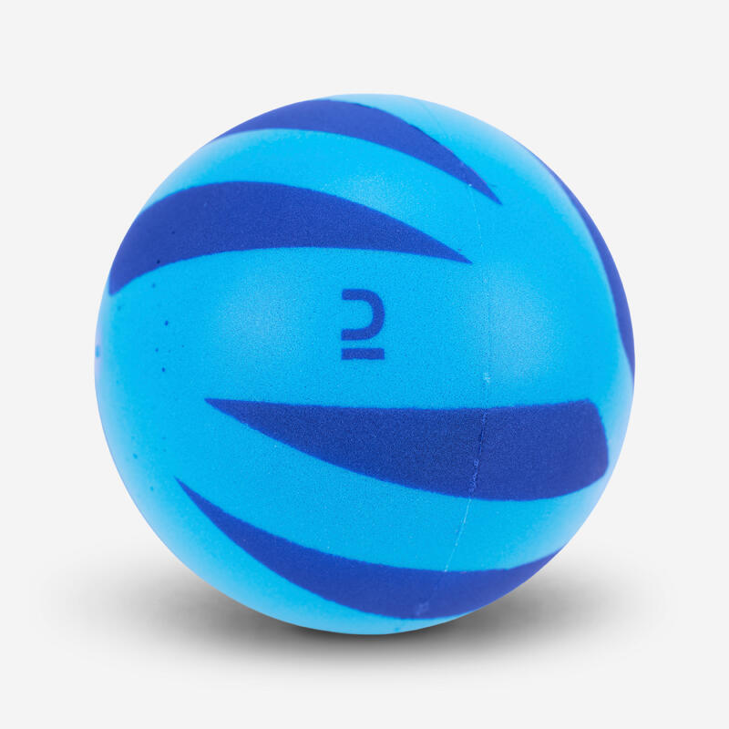 BALLON DE VOLLEY-BALL EN MOUSSE BLEU