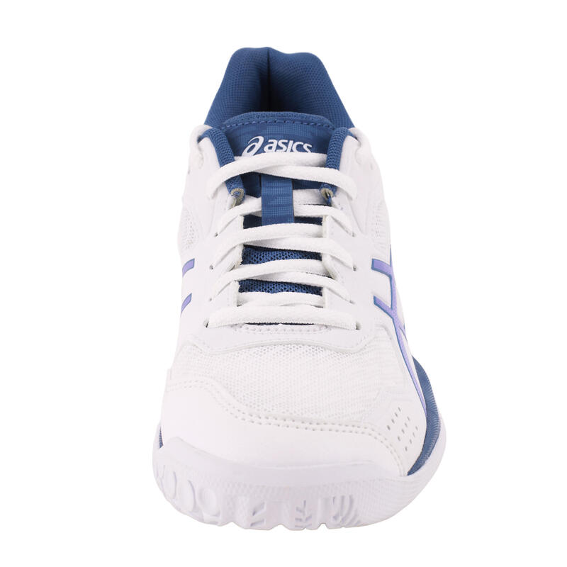 Damen Volleyball Hallenschuhe - Asics Gel Spike 4 weiss/blau/violett