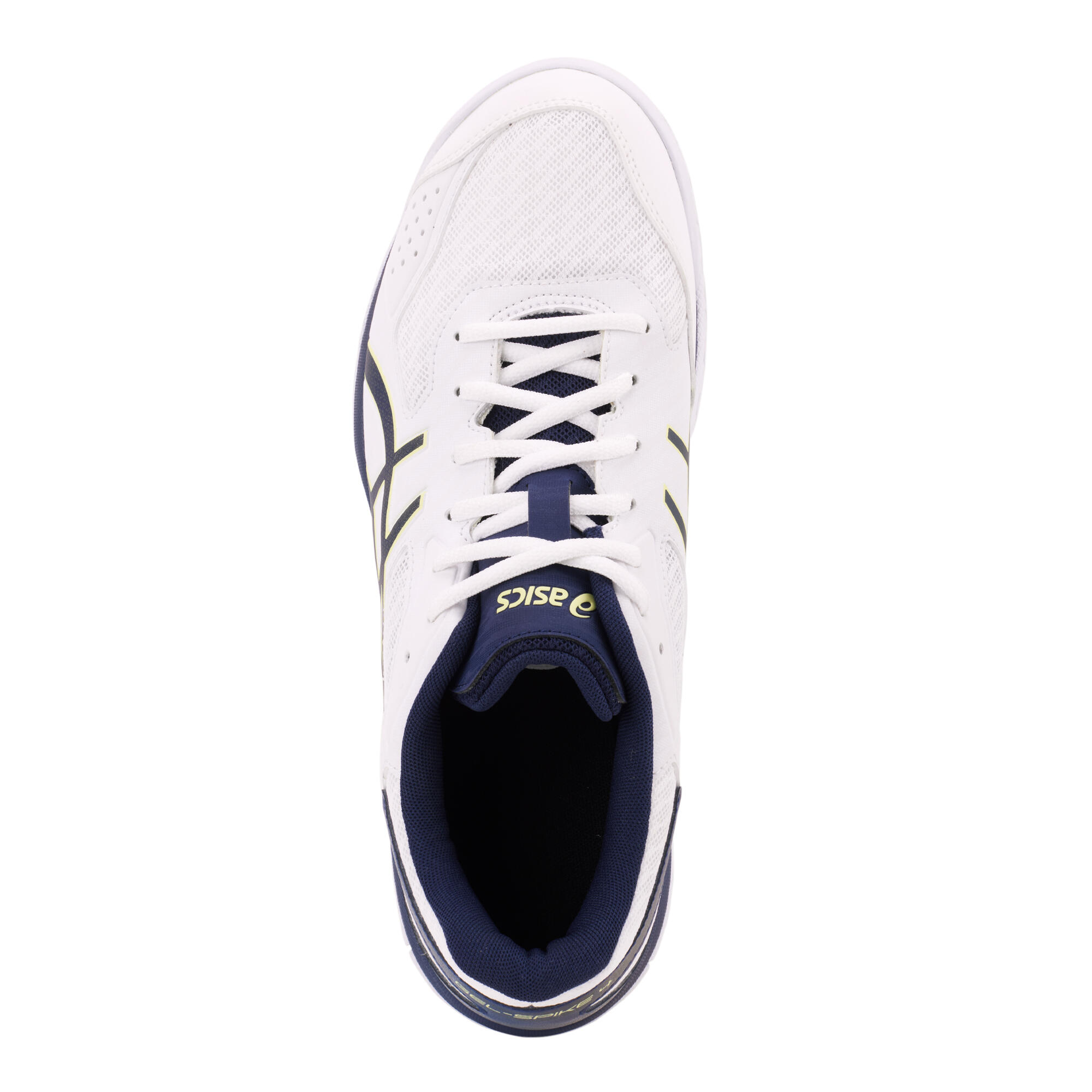 Men s Volleyball Shoes Gel Spike 4 White Blue Yellow