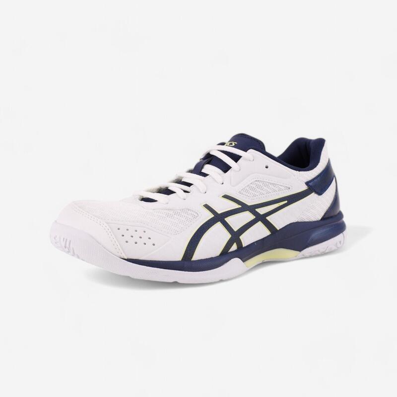 Zapatillas de voleibol hombre Asics Gel Spike 4 blanco, azul y amarillo