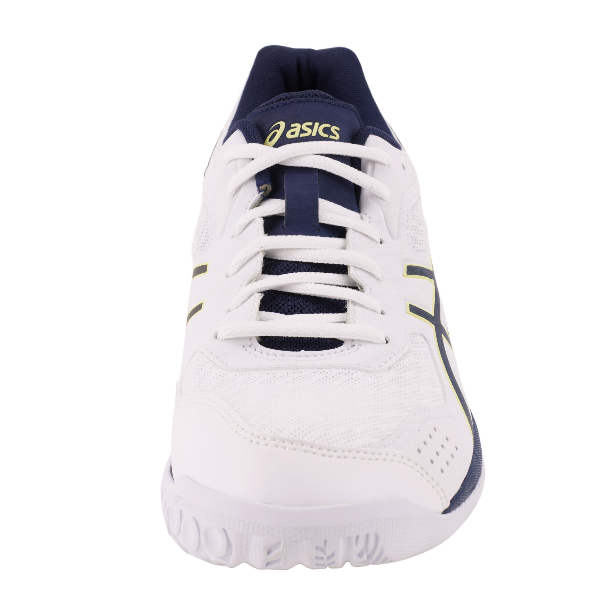 Men's Volleyball Shoes Gel Spike 4 - White/Blue/Yellow 4/6