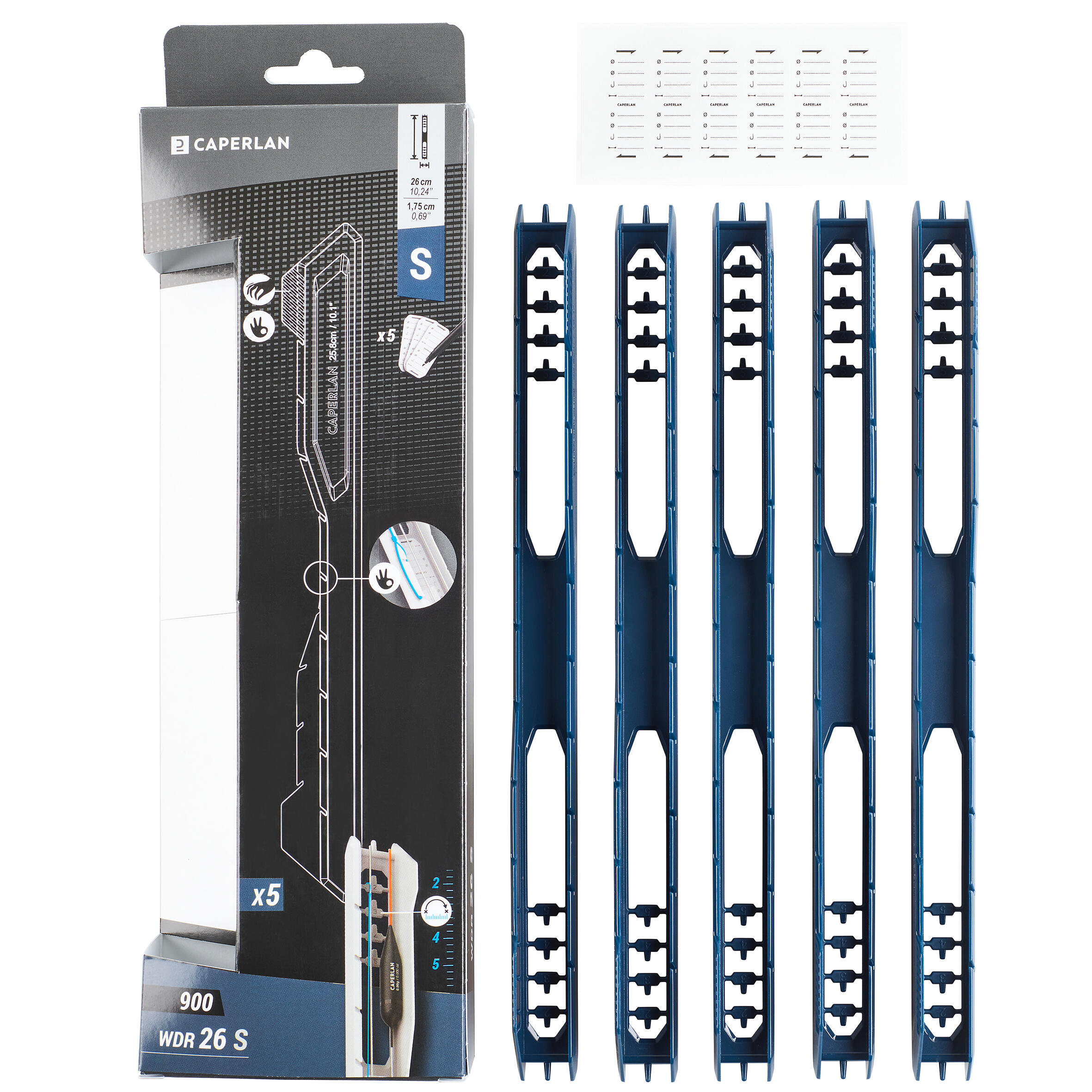 Tuigenplankjes voor statisch vissen WDR 900 S 26 cm 5 stuks 2/7