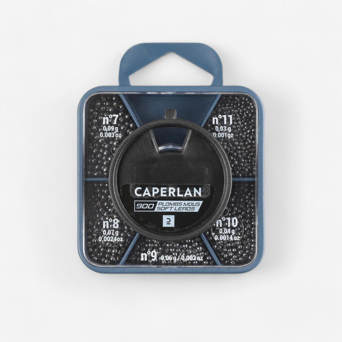 BOITE DE PLOMBS MOUS FENDUS N°7/8/9/10/11 POUR L'EQUILIBRAGE DE SA LIGNE MONTEE