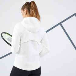 Soft Half Zip Tennis Hoodie Dry 900 - Off-White