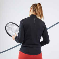 Women's Tennis Quick-Dry Soft Jacket Dry 900 - Black