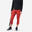 Legging tennis court dry femme - Corsaire dry HIP BALL rouge brique